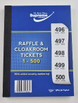 SUPREME RAFFLE TICKETS 1-500 (61390)